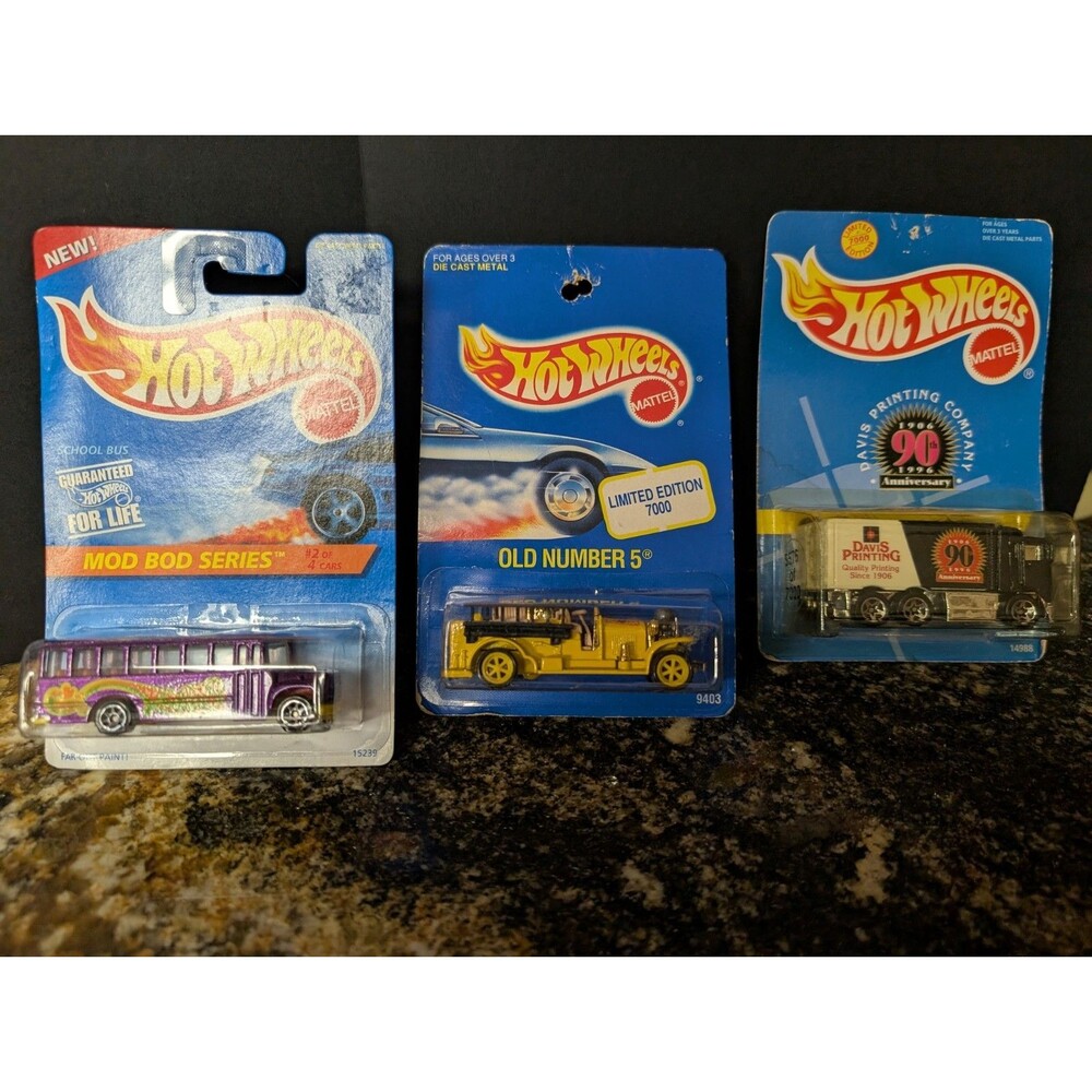 Vintage 93 And 95 Hotwheels Lot
